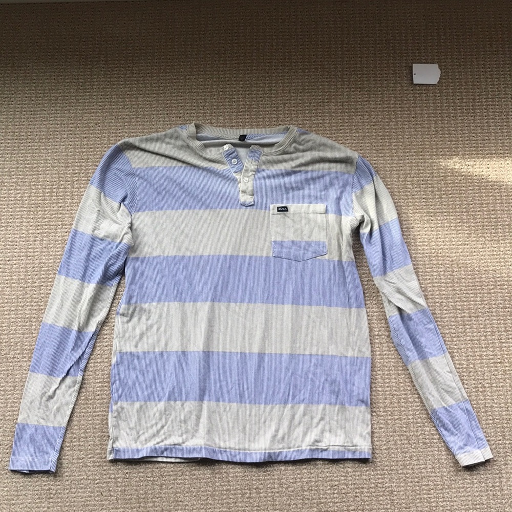RVCA Striped men’s long sleeve
